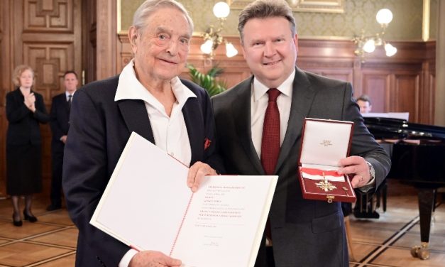 Soros Györgyöt kitüntették Bécsben
