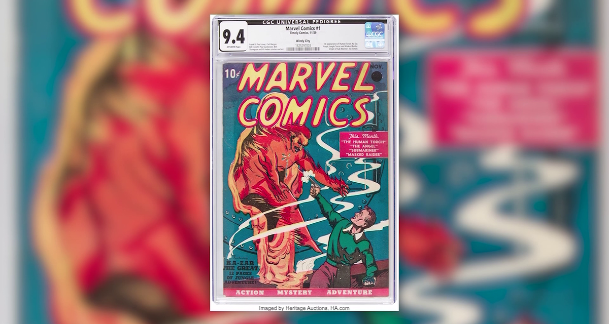 Rekordáron, 1,26 millió dollárért kelt el a Marvel-képregények első száma