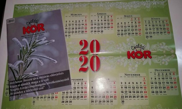 Megjelent a Családi Kör karácsonyi száma, benne a 2020-as falinaptár