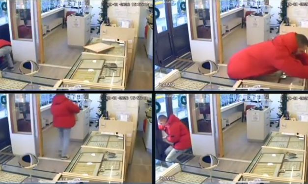 Újvidék: Zsákmány nélkül, pánikban futott el a kétbalkezes ékszerrabló (Videó)