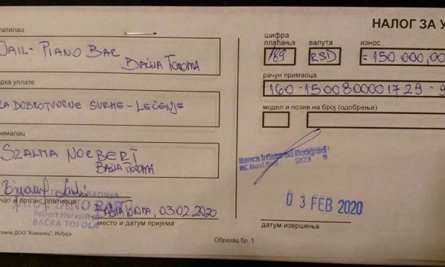 Százötvenezer dinárral támogatja Szalma Márk gyógykezelését a topolyai Jail Piano Bar