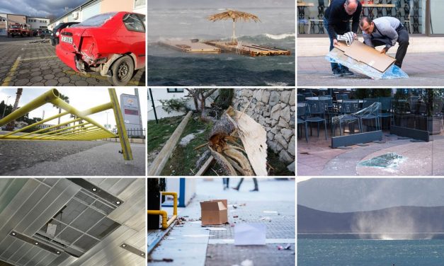 A viharos időjárás fennakadásokat okozott a közlekedésben Horvátországban