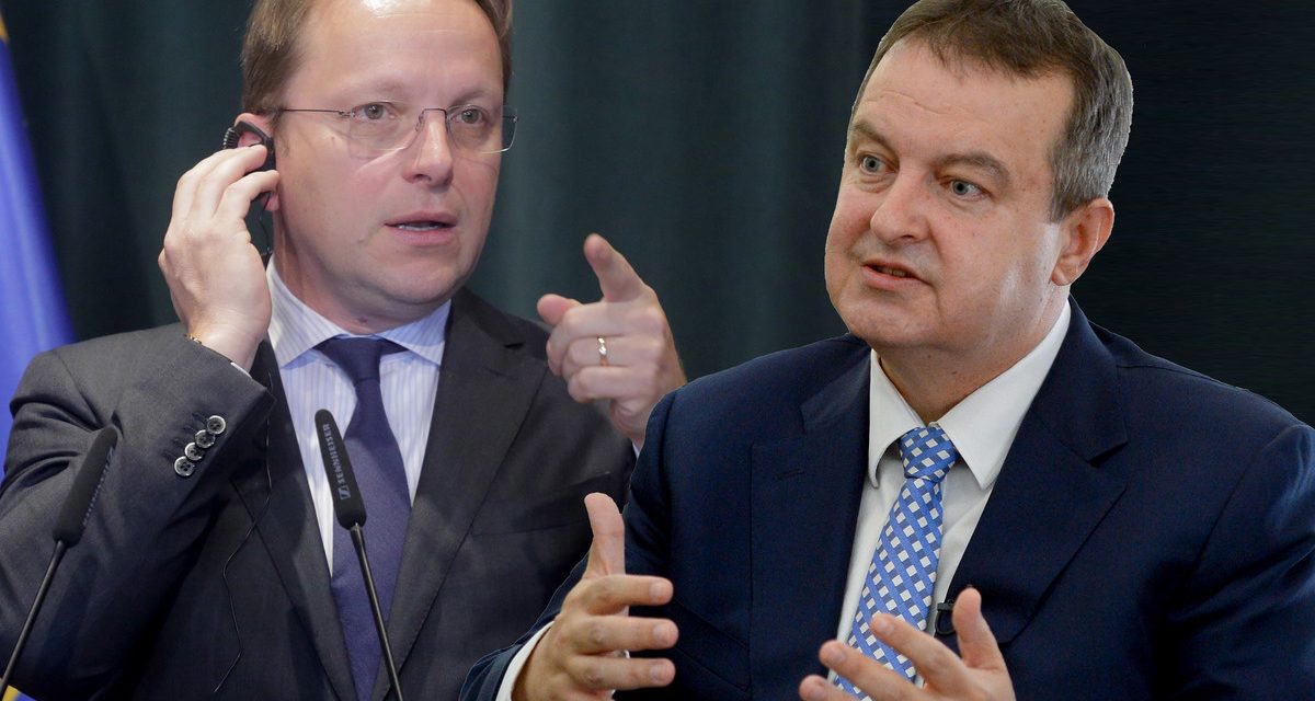 Botrány a bővítési biztos és a szerb kormánytagok gyűlésén – Dačić kellemetlenkedett, Várhelyi elhagyta az ülést