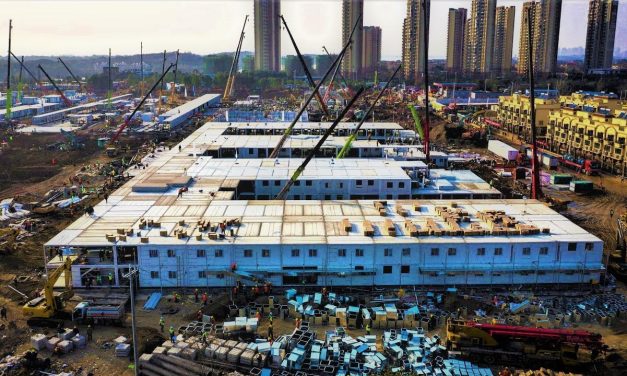 Nyolc nap alatt felépült az első kórházkomplexum Vuhanban