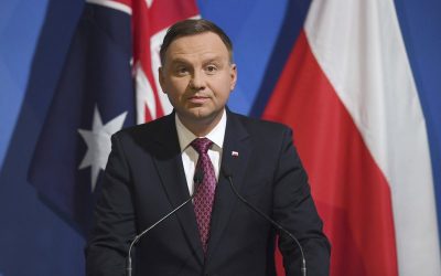 Andrzej Duda: Növelni kell az ukrán gabona tranzitját