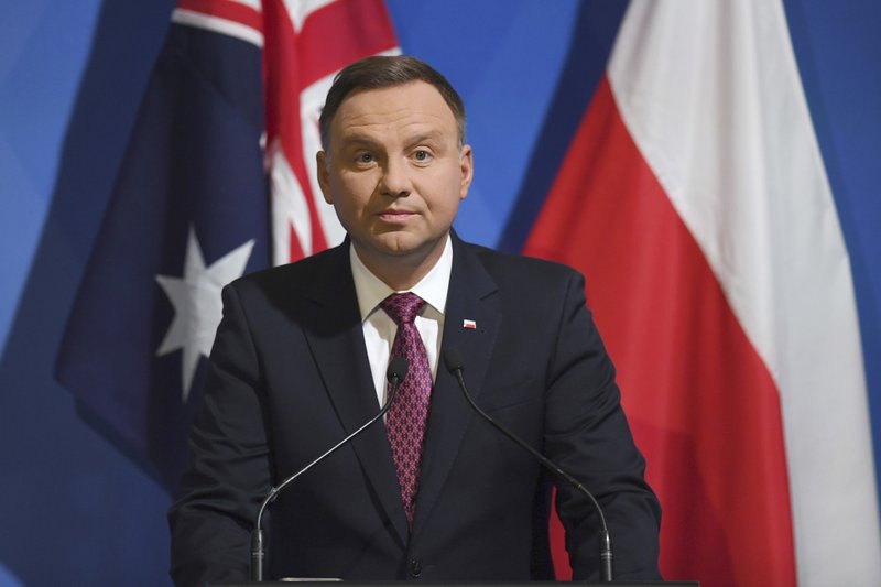 Andrzej Duda: Növelni kell az ukrán gabona tranzitját
