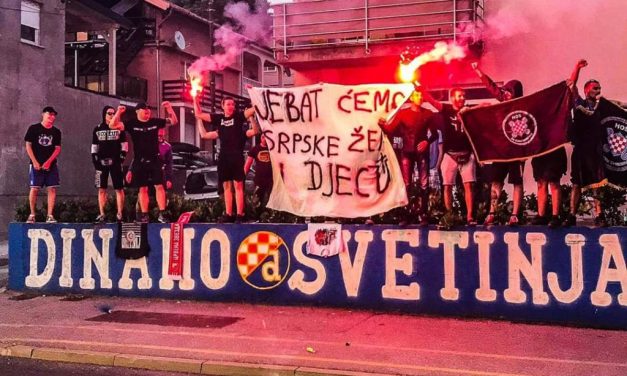 A szerbellenes transzparenst mindenki elítéli Horvátországban
