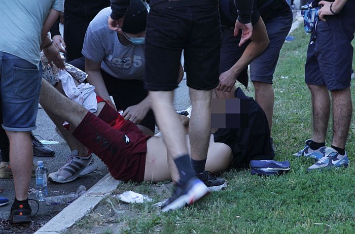 Újvidék: Hatan sérültek meg a szerda esti tüntetésen
