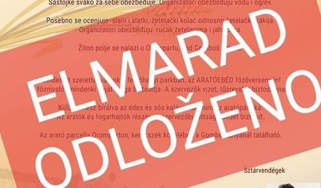 Elmarad a felsőhegyi aratóünnepség