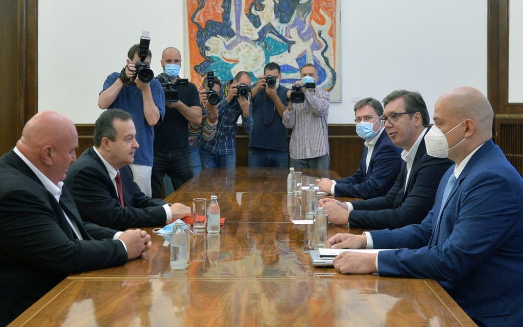 Dačić: Büszkék vagyunk a haladókkal elért közös eredményekre