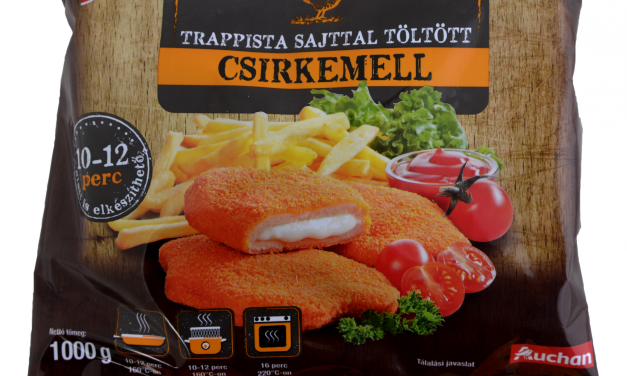 Szalmonella miatt hívja vissza az Auchan a sajtos csirkemellet
