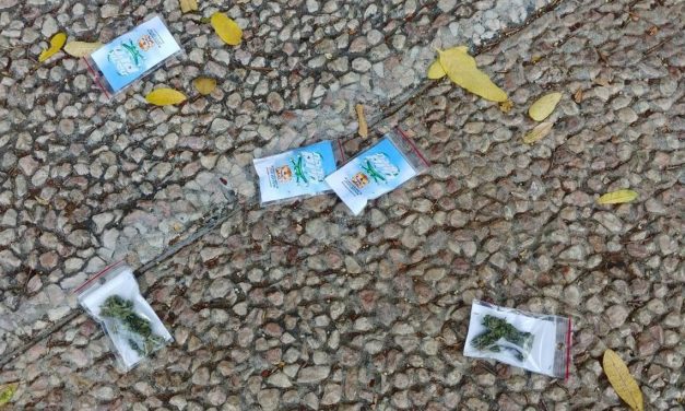 Kannabiszt szórtak le egy drónról