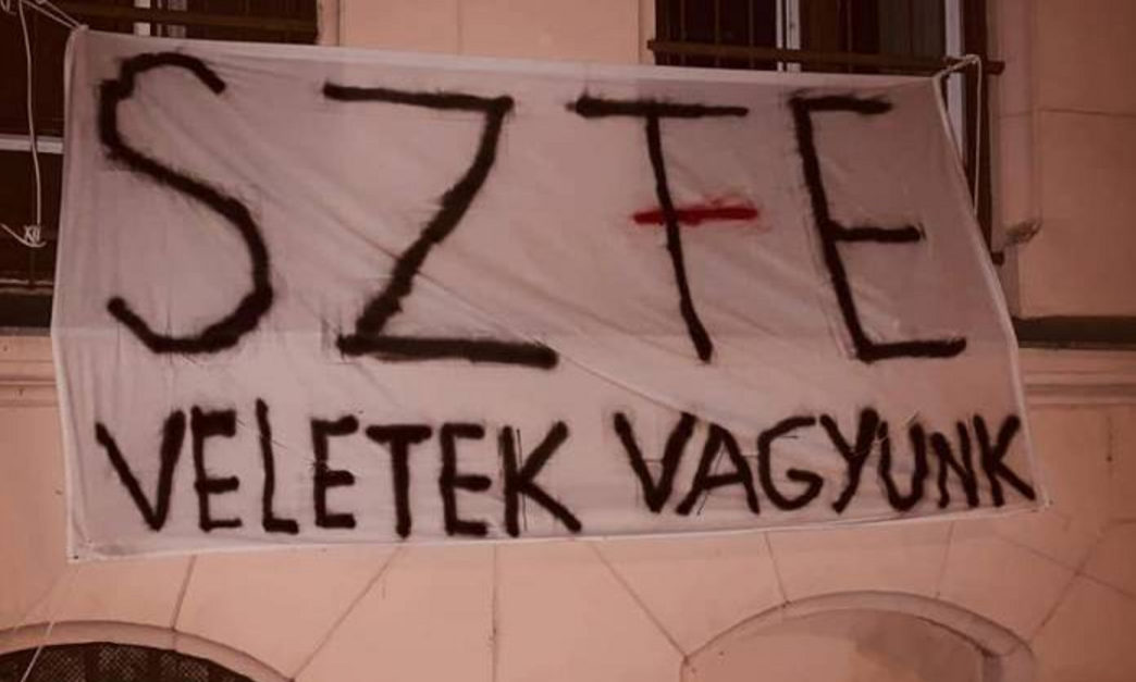 A Népszínház tagjai szolidaritást vállalnak a Színház- és Filmművészeti Egyetem diákjaival