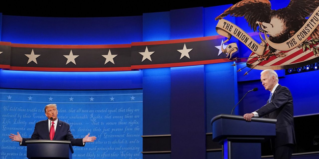 <span class="entry-title-primary">Kemény, de követhetőbb</span> <span class="entry-subtitle">Lezajlott az utolsó idei elnökjelölti tévévita Amerikában</span>