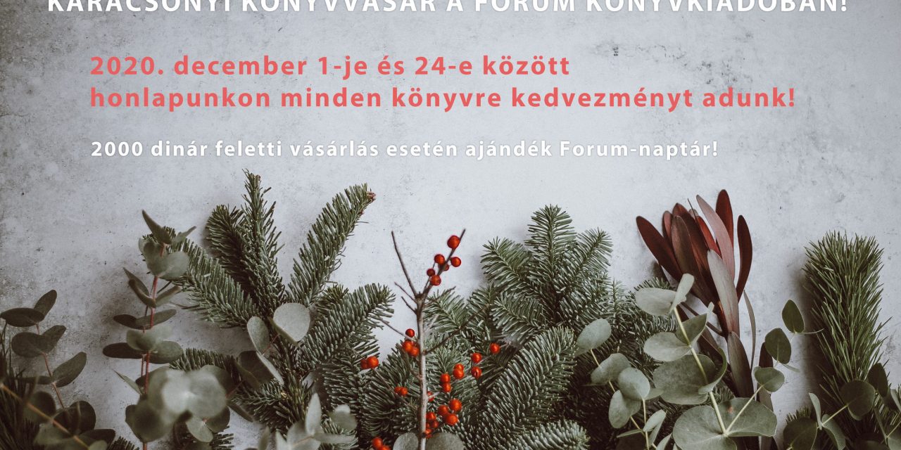 Karácsonyi akció – most vásároljon könyvet!