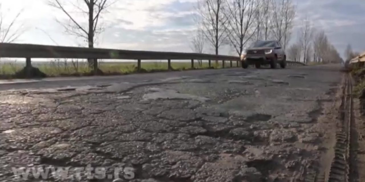 A Szerbia legrosszabb útjai elnevezésű pályázat győztesei vasárnap a köztévében