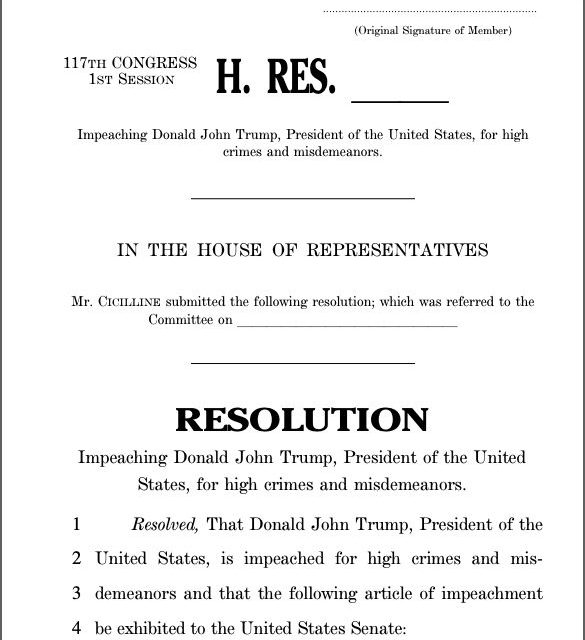 <span class="entry-title-primary">A Képviselőház másodszor is vádat emelt Trump ellen</span> <span class="entry-subtitle">Az első elnök az USA történetében, akit lázadás szításával gyanúsítanak</span>