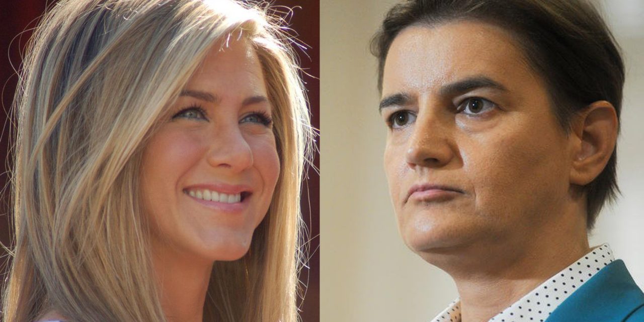 Jennifer Aniston kiposztolta az Instagramra Ana Brnabić fotóját
