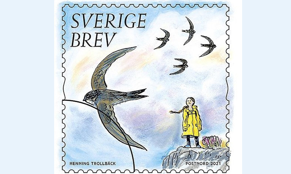 Bélyegre került Greta Thunberg