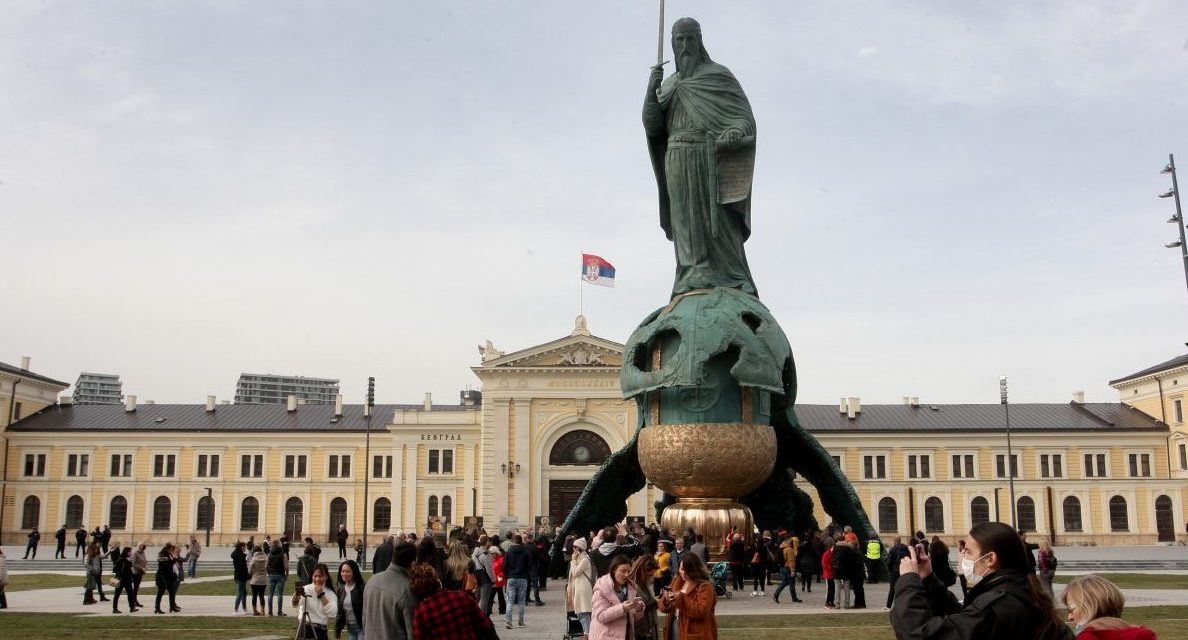 Még mindig titok Stefan Nemanja szobrának az ára