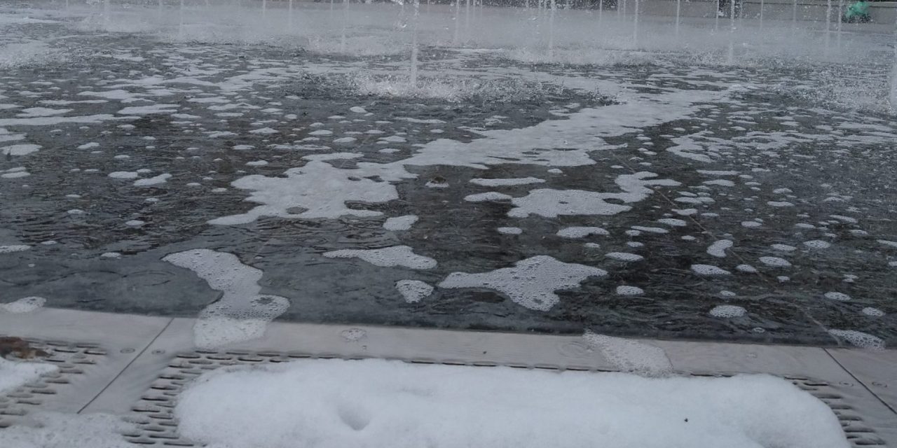 Habzik az egymillió eurós szökőkút Szabadkán