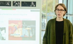 OTDK-különdíj Tóth Johannának Fotó: Szerda Zsófia