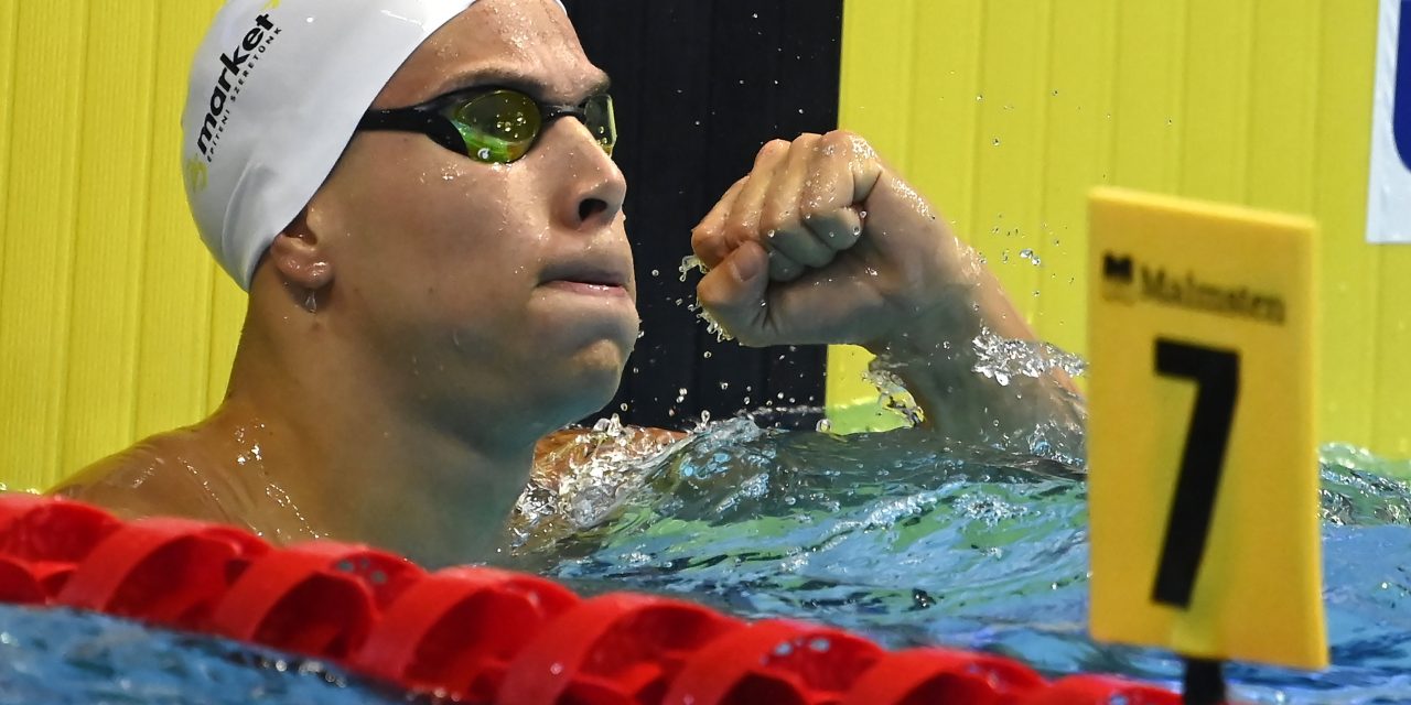 Európa-bajnok a 4×100-as magyar gyorsváltó, melynek tagja a zentai Szabó Szebasztián is