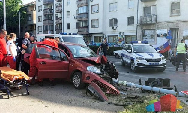 Súlyos baleset történt Szabadkán (Fotók)