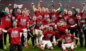 A magyar labdarúgó-válogatott sorozatban másodszor szerepel az Európa-bajnokságon (Fotó: MLSZ)