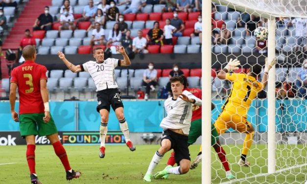 A kapott gól után négyet lőttek a németek