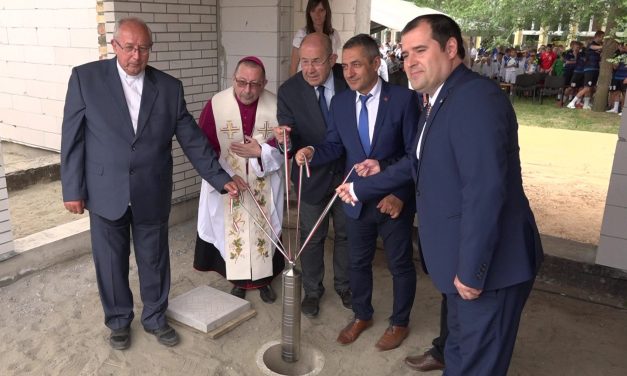 Háromszázötven millió forintból épül tornaterem Tóthfaluban