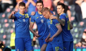 Ukrán gólöröm (Fotó: UEFA EURO 2020/Facebook)