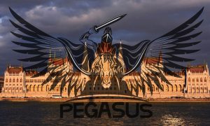 Pegazus az Országház felett (Montázs: Szappanos Veronika/SZMSZ + Shutterstock)