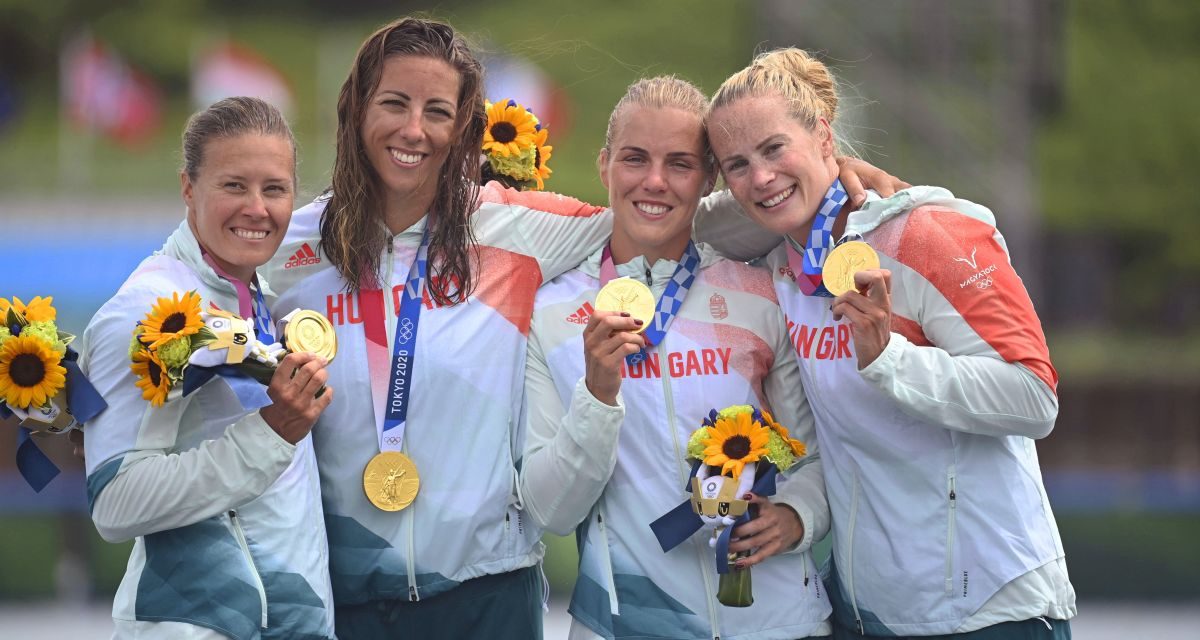 Sorozatban harmadszor aranyérmes a női kajaknégyes