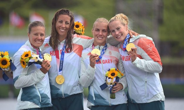 Sorozatban harmadszor aranyérmes a női kajaknégyes