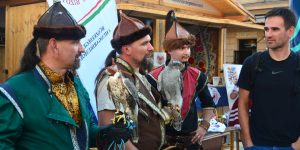 A magyar örökségek között a solymászattal is ismerkedhettek a héten a látogatók (Fotó: Szappanos Veronika/SZMSZ)