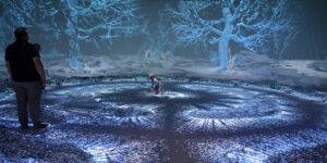 Az innovációs pavilonban az élet körforgásáról lehet megnézni egy installációt