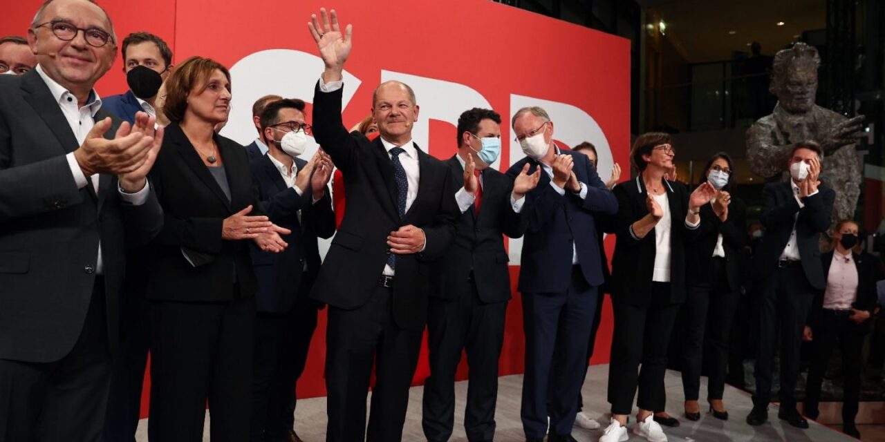 A szociáldemokraták győztek a parlamenti választáson Németországban