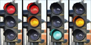 Jelzőlámpák (Illusztráció: Pixabay)