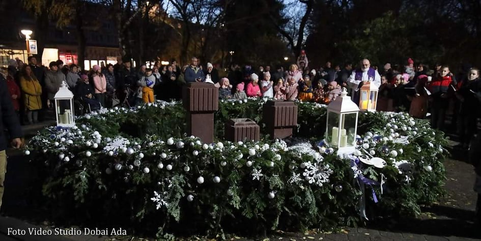 Köztéri adventi koszorú – az ötlettől a megvalósulásig