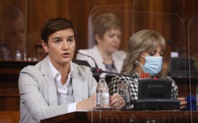Ana Brnabić a parlament új elnöke