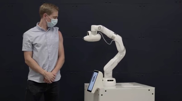 Tű nélkül ad oltást a robot (video)