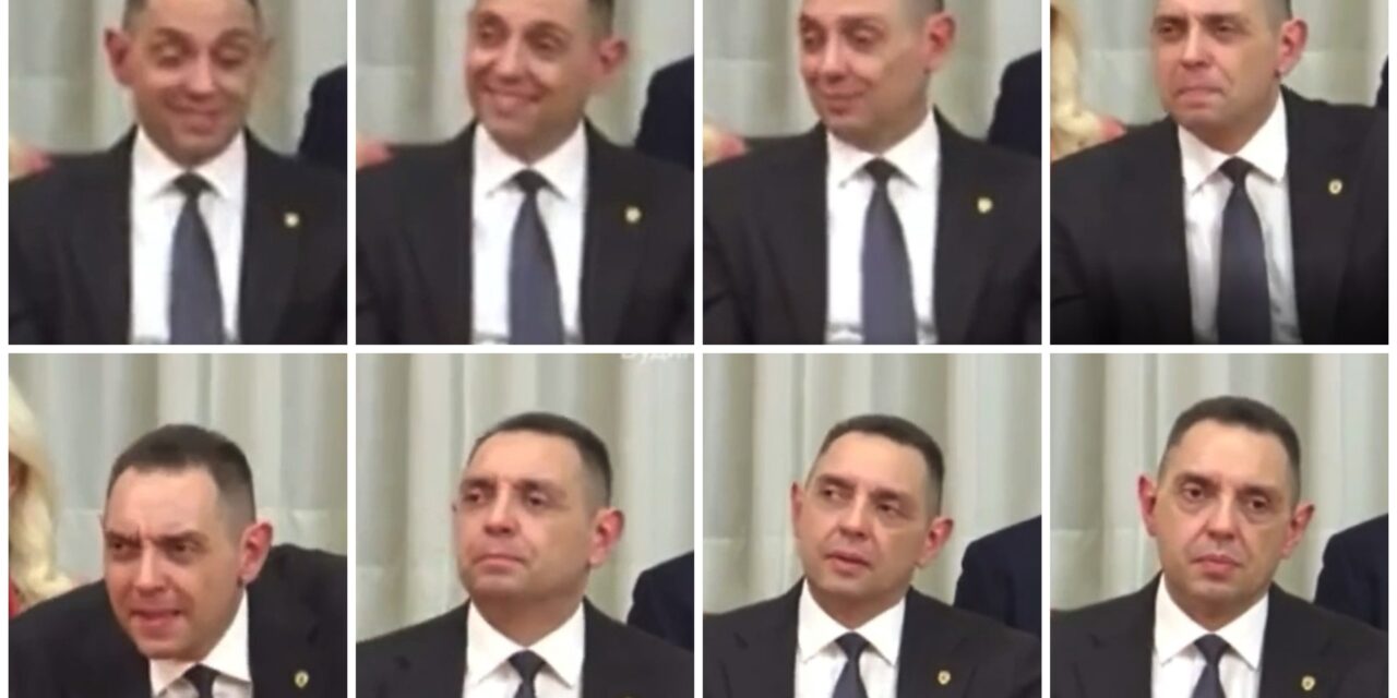 Saját magával beszélgetett, még nevetett is Aleksandar Vulin