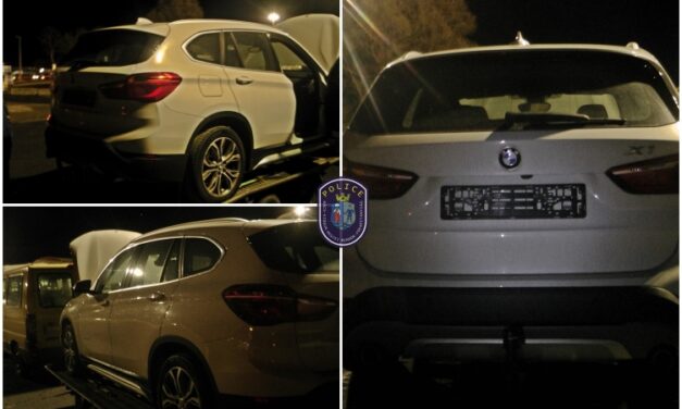 Körözött BMW Tompán