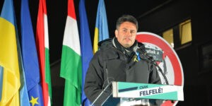 Márki-Zay Péter bemutatja az ellenzéki összefogás választási programját. Budapest, 2022. március 9. (Fotó: Szappanos Veronika/SZMSZ)