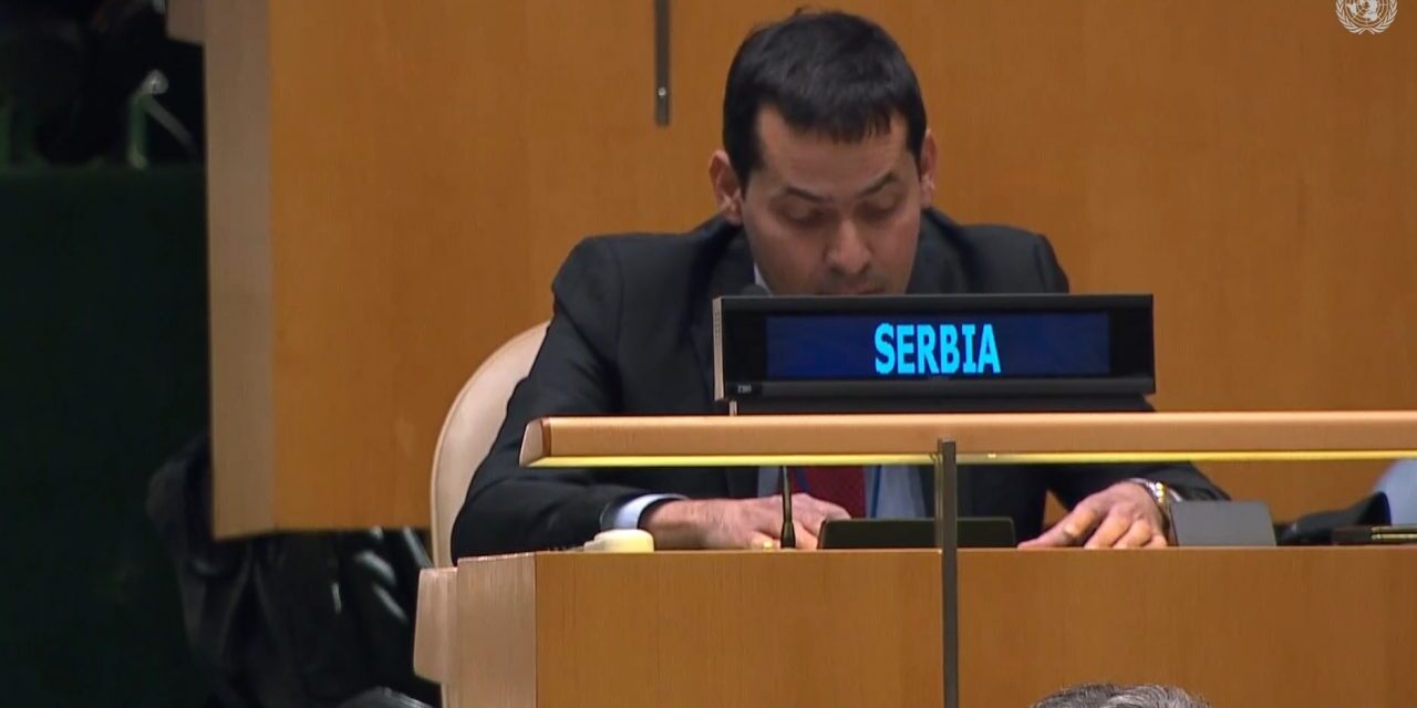 Szerbia ENSZ nagykövete: Minden emberélet elvesztése tragédia