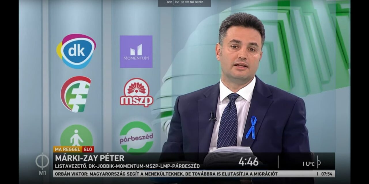 Márki-Zay megkapta az öt percét a közmédiában