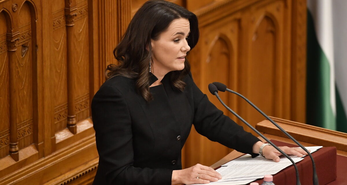 Megválasztotta köztársasági elnökké Novák Katalint a parlament