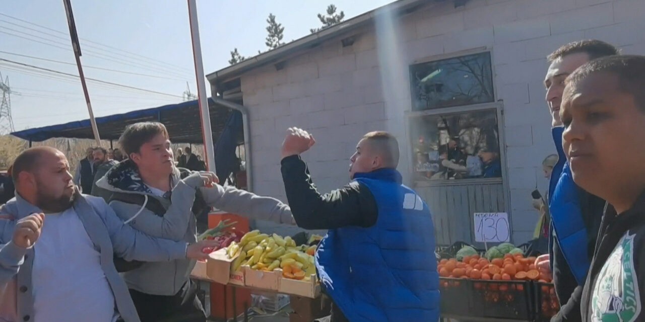 A boleči piacon ellenzéki aktivistákra támadtak a haladók