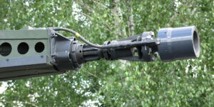 „Az ágyűcső szeme": A Lynx lőszerprogramozó műszere (Fotó: Rheinmetall/Wikipedia)